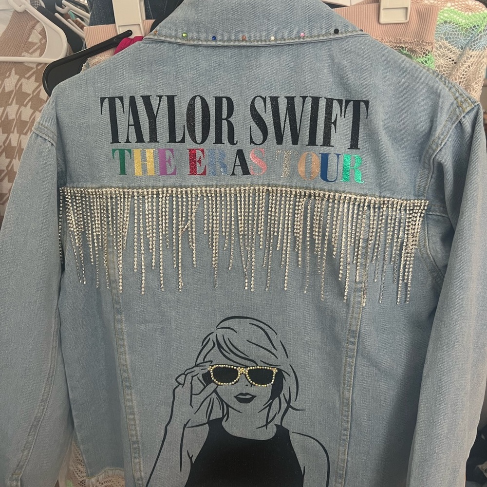 Taylor Swift Eras Tour custom made Jean jacket